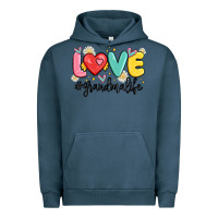 Pigment Midnight Navy love grandma life Urban Hoodie - MaliasSmallBusiness