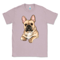 Lilac French bulldog sitting Classic Tee - RanaPortraitStore