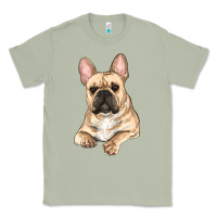 Matcha French bulldog sitting Classic Tee - RanaPortraitStore