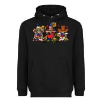 Black american gnomes Heavyweight Hoodie - FaDigitalArtStudio