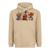 Mushroom american gnomes Heavyweight Hoodie - FaDigitalArtStudio