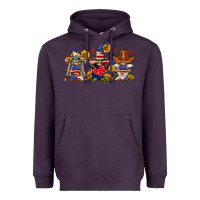 Plum american gnomes Heavyweight Hoodie - FaDigitalArtStudio