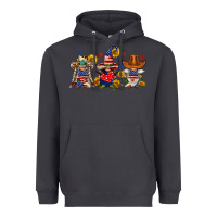 Smoke american gnomes Heavyweight Hoodie - FaDigitalArtStudio