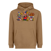 Toasted Coconut american gnomes Heavyweight Hoodie - FaDigitalArtStudio