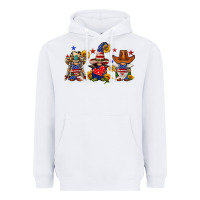 White american gnomes Heavyweight Hoodie - FaDigitalArtStudio