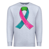 Heather Grey metastatic breast cancer ribbon Premium Sweatshirt - JahusDesignShop