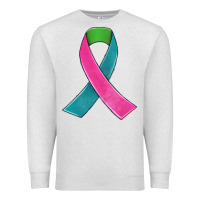 Oatmeal Heather metastatic breast cancer ribbon Premium Sweatshirt - JahusDesignShop