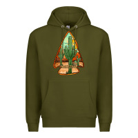 Desert Cactus Arrowhead Premium Hoodie | Teevron