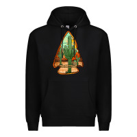 Black desert cactus arrowhead Premium Hoodie - Jasminsmagicworld