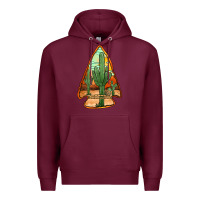 Burgundy desert cactus arrowhead Premium Hoodie - Jasminsmagicworld