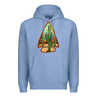 Colony Blue desert cactus arrowhead Premium Hoodie - Jasminsmagicworld