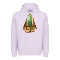 Lilac desert cactus arrowhead Premium Hoodie - Jasminsmagicworld