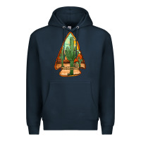 Navy desert cactus arrowhead Premium Hoodie - Jasminsmagicworld