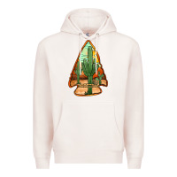 Pale Pink desert cactus arrowhead Premium Hoodie - Jasminsmagicworld