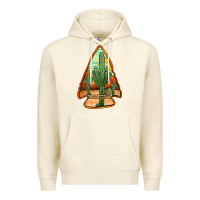 Sandshell desert cactus arrowhead Premium Hoodie - Jasminsmagicworld