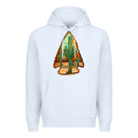 White desert cactus arrowhead Premium Hoodie - Jasminsmagicworld