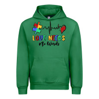 Emerald love needs no words Urban Hoodie - MaliasSmallBusiness