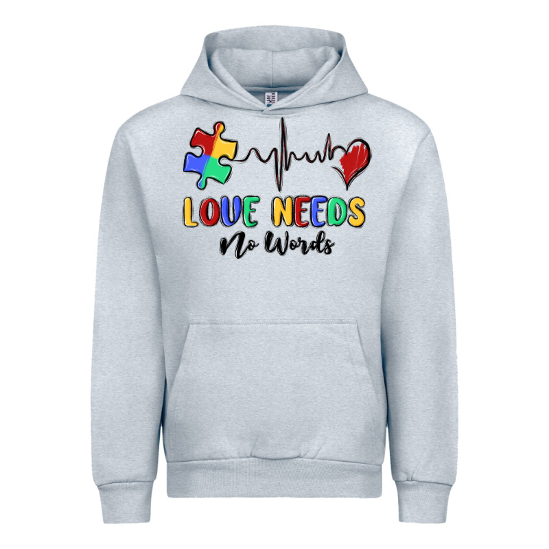 Love Needs No Words Urban Hoodie by MaliasSmallBusiness | Teevron