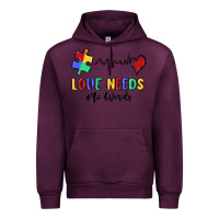 Mauve Wine love needs no words Urban Hoodie - MaliasSmallBusiness