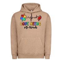 Pigment Burro love needs no words Urban Hoodie - MaliasSmallBusiness