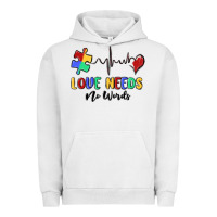 Pigment Lunar Rock love needs no words Urban Hoodie - MaliasSmallBusiness