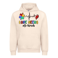 Sandshell love needs no words Urban Hoodie - MaliasSmallBusiness
