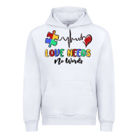 White love needs no words Urban Hoodie - MaliasSmallBusiness