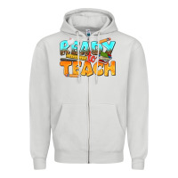 Dove Grey ready to teach Zipper Hoodie - texasbilliewilder