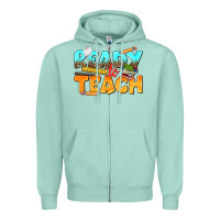 Seafoam ready to teach Zipper Hoodie - texasbilliewilder