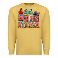 Antique Gold little miss kinder Premium Sweatshirt - AdoDesignShop