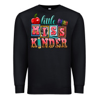 Black little miss kinder Premium Sweatshirt - AdoDesignShop