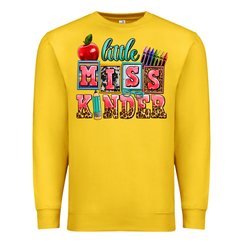 Little Miss Kinder Premium Sweatshirt by AdoDesignShop | Teevron