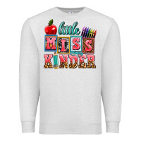 Oatmeal Heather little miss kinder Premium Sweatshirt - AdoDesignShop