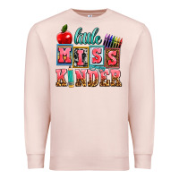 Pale Pink little miss kinder Premium Sweatshirt - AdoDesignShop