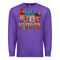 Purple little miss kinder Premium Sweatshirt - AdoDesignShop
