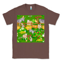 Chestnut farm life seamless pattern Classic Tee - FaDigitalArtStudio