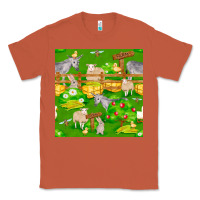Copper farm life seamless pattern Classic Tee - FaDigitalArtStudio