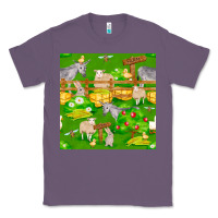 Lavender farm life seamless pattern Classic Tee - FaDigitalArtStudio