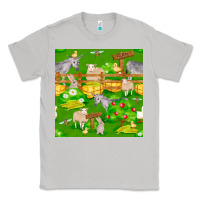 Moon Dust farm life seamless pattern Classic Tee - FaDigitalArtStudio