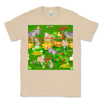 Mushroom farm life seamless pattern Classic Tee - FaDigitalArtStudio