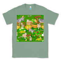 Sage farm life seamless pattern Classic Tee - FaDigitalArtStudio