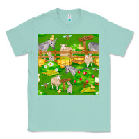 Seafoam farm life seamless pattern Classic Tee - FaDigitalArtStudio