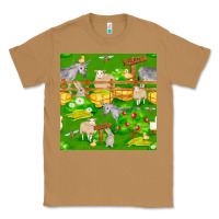 Toasted Coconut farm life seamless pattern Classic Tee - FaDigitalArtStudio