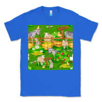 True Royal farm life seamless pattern Classic Tee - FaDigitalArtStudio