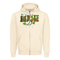 Sandshell st patricks day love nurse Zipper Hoodie - RanaPortraitStore