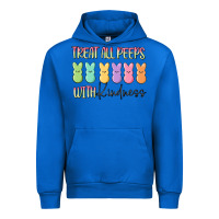 Cobalt treat all peeps with kindness Urban Hoodie - MaliasSmallBusiness
