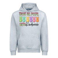 Heather Grey treat all peeps with kindness Urban Hoodie - MaliasSmallBusiness