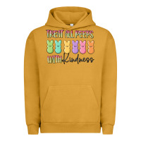 Pigment Peanut Butter treat all peeps with kindness Urban Hoodie - MaliasSmallBusiness