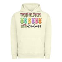 Pigment Pistachio treat all peeps with kindness Urban Hoodie - MaliasSmallBusiness
