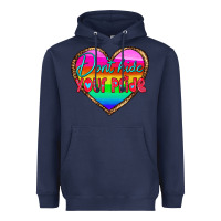 Navy dont hide your pride Heavyweight Hoodie - HRA Design Shop